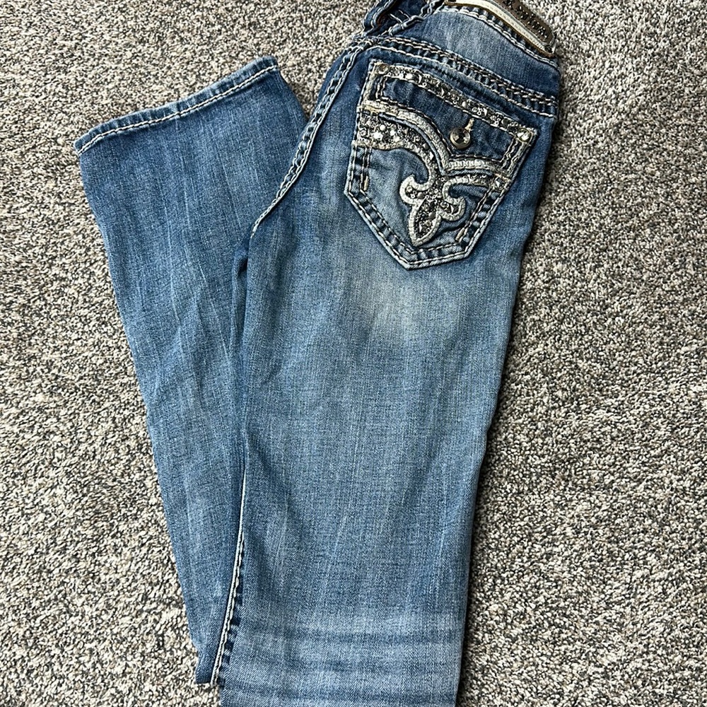 rock revival jeans size 25 bootcut